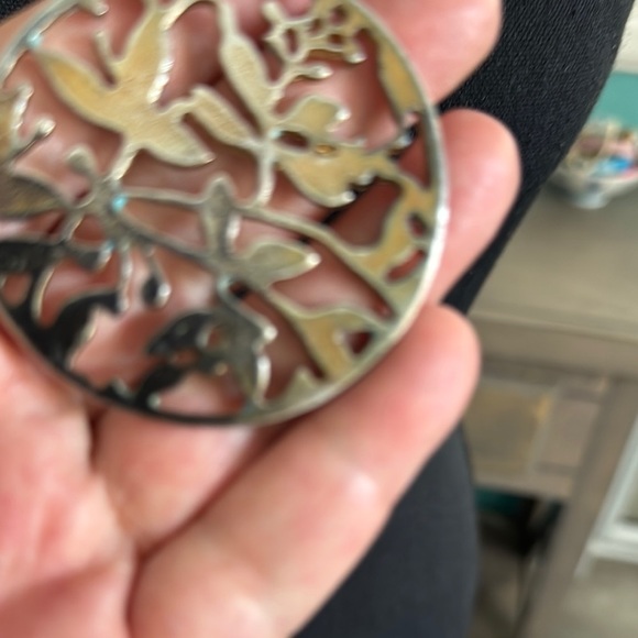 Turquoise Bird Pendant Necklace - Picture 4 of 5